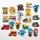 BABELEMI 1ks živicový 3D magnet na chladničku Thajsko Bangkok Chiang Mai Phuket Pattaya Koh Chang turistické suveníry magnety na chladničku
