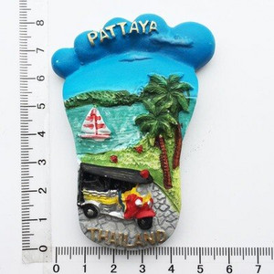 BABELEMI 1ks živicový 3D magnet na chladničku Thajsko Bangkok Chiang Mai Phuket Pattaya Koh Chang turistické suveníry magnety na chladničku
