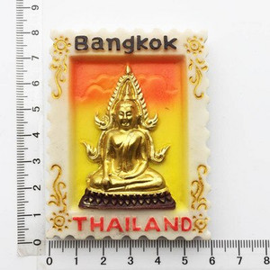 BABELEMI 1ks živicový 3D magnet na chladničku Thajsko Bangkok Chiang Mai Phuket Pattaya Koh Chang turistické suveníry magnety na chladničku