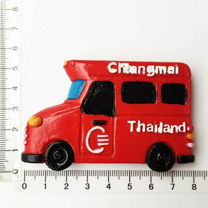 BABELEMI 1ks živicový 3D magnet na chladničku Thajsko Bangkok Chiang Mai Phuket Pattaya Koh Chang turistické suveníry magnety na chladničku