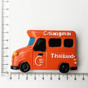 BABELEMI 1ks živicový 3D magnet na chladničku Thajsko Bangkok Chiang Mai Phuket Pattaya Koh Chang turistické suveníry magnety na chladničku