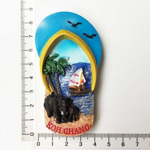 BABELEMI 1ks živicový 3D magnet na chladničku Thajsko Bangkok Chiang Mai Phuket Pattaya Koh Chang turistické suveníry magnety na chladničku