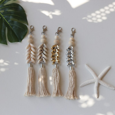 Δωρεάν αποστολή (2 τεμ./παρτίδα) Κοχύλι Cowrie Key Chain Natural Shell&Conch Διακόσμηση σπιτιού Κοχύλι χειροτεχνίας και δώρα Τουριστικά αναμνηστικά