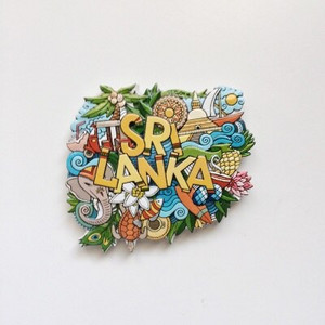 Filipine Vietnam Laos Cambodgia Sri Lanka Magnet de frigider din rășină Suveniruri turistice Magneți de frigider 3D Autocolant Cadouri