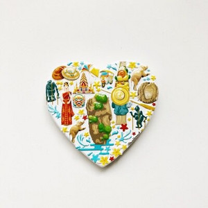 BABEMEMI Ρητίνη Ψυγείο Μαγνήτης Σουβενίρ Ουάσιγκτον Νέα Υόρκη Παρίσι Καναδάς Ιαπωνία Ολλανδία Thiland Ψυγείο Μαγνητικά αυτοκόλλητα