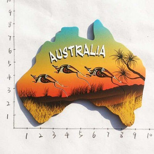 BABELEMI 1 ks silikónové austrálske šípky klokan koala magnet na chladničku suvenír darček pre deti