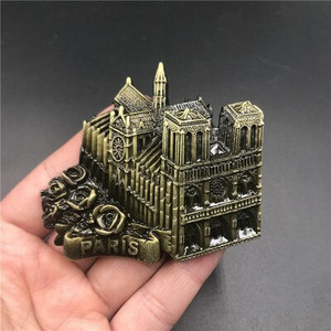 BABELEMI Luxusná kovová 3D magnetická nálepka na chladničku, britská, Talianska, Rím, Francúzsko, USA, Katar, cestovná suvenírová dekorácia do kuchyne
