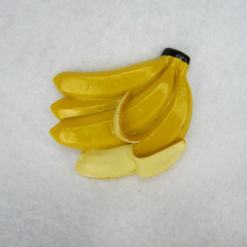 Kreatívne 3D magnety na chladničku s ovocím, ručne vyrobené živicové magnetické nálepky na chladničku, bytové dekorácie, kreatívna dekorácia