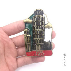 Aukštos kokybės metalas Prancūzija JAV Italija Dubajus Malaizija Indija Izraelis Šaldytuvas Magnetai Turistiniai Suvenyrai Šaldytuvas Magnetiniai lipdukai