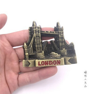 Aukštos kokybės metalas Prancūzija JAV Italija Dubajus Malaizija Indija Izraelis Šaldytuvas Magnetai Turistiniai Suvenyrai Šaldytuvas Magnetiniai lipdukai