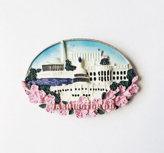 BABELEMI JAV Šaldytuvo magnetai Niujorkas Las Vegasas Čikaga San Franciskas Majamis Aliaska Suvenyrai Šaldytuvo magnetas Namų dekoravimas