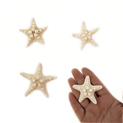 10 ks 5-8 cm prírodné hviezdice v stredomorskom štýle, DIY umelé mušle morských hviezd, párty, svadobné dekorácie do domácnosti, ručné práce, biele