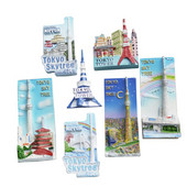 BABELEMI Cestovné suveníry pre Japonsko Tokijská veža Sky Tree Mount Fuji Shirakawago Zlatý pavilón Magnety na chladničku Nippon Home Decor