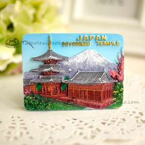 BABELEMI Cestovné suveníry pre Japonsko Tokijská veža Sky Tree Mount Fuji Shirakawago Zlatý pavilón Magnety na chladničku Nippon Home Decor