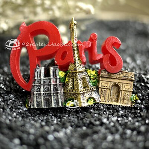 Franța Paris Normandia Selvia Orleans Nancy Nice Magnet pentru frigider Suvenir de călătorie Autocolant magnetic pentru frigider Oraș faimos