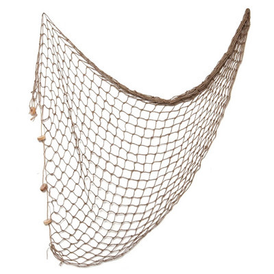 Мрежа за риболов на риба Стенен декоративен декор Морска мрежа Аксесоари за декорация на мрежа Аксесоари за парти за баня Естествен орнамент Завеси