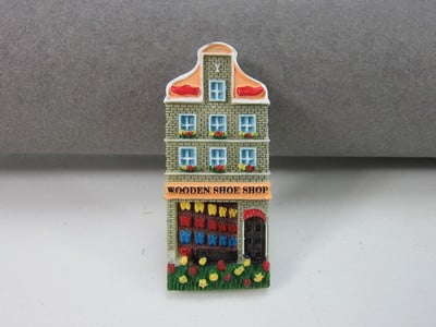 Țările de Jos Suveniruri turistice Magneți pentru frigider Amsterdam Sexy Shop Restaurant Casa colorată Autocolante magnetice pentru frigider