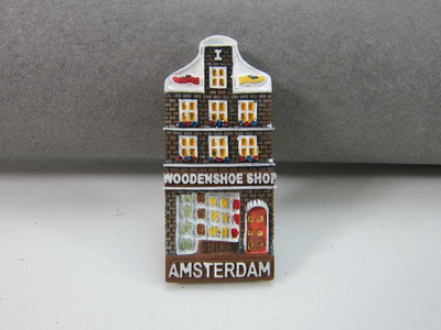 Țările de Jos Suveniruri turistice Magneți pentru frigider Amsterdam Sexy Shop Restaurant Casa colorată Autocolante magnetice pentru frigider