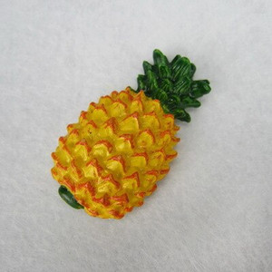 Lovely 3D Fruits Hűtőmágnesek Kreatív kézzel készített műgyanta hűtőszekrény mágneses üzenetmatricák lakberendezési dekoráció