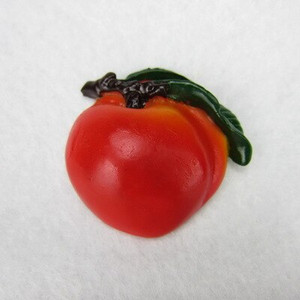 Lovely 3D Fruits Hűtőmágnesek Kreatív kézzel készített műgyanta hűtőszekrény mágneses üzenetmatricák lakberendezési dekoráció