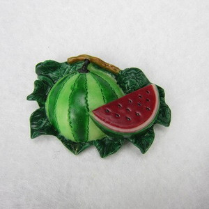 Lovely 3D Fruits Hűtőmágnesek Kreatív kézzel készített műgyanta hűtőszekrény mágneses üzenetmatricák lakberendezési dekoráció