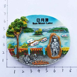 Ķīna Taivāna Ledusskapja magnēta suvenīrs Ali Mountain Sun Moon Lake Magnets Kenting Kaohsiung magnēti ledusskapja dekorēšanai