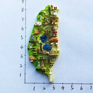 Ķīna Taivāna Ledusskapja magnēta suvenīrs Ali Mountain Sun Moon Lake Magnets Kenting Kaohsiung magnēti ledusskapja dekorēšanai