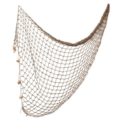 100*200cm Διακοσμητικό Δίχτυ Ψαριών σε Μεσογειακό Στιλ Διακόσμηση τοίχου με δίχτυ ψαρέματος θαλάσσης φωτογράφηση φόντου