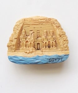 Egyiptom fáraó piramis Egyiptom turisztikai ajándéktárgy 3D gyanta hűtőmágnes kézműves