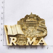 San Pietro bazilika Vatikane Vatikanas, Koliziejus Italija Šaldytuvo magnetai turistinių suvenyrų šaldytuvo magnetiniai lipdukai