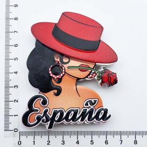 BABELEMI 1kom Hot Španjolska Madrid Barcelona Toledo Granada Magnet za hladnjak Suveniri Magneti za hladnjak Naljepnice Poklon Uređenje doma