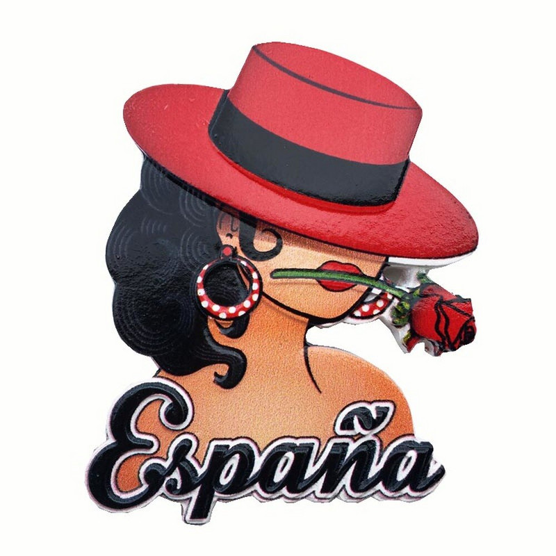 BABELEMI 1kom Hot Španjolska Madrid Barcelona Toledo Granada Magnet za hladnjak Suveniri Magneti za hladnjak Naljepnice Poklon Uređenje doma