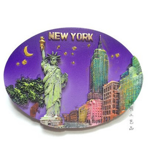 New York Los Angelese külmkapimagnetid USA turismisuveniirid 3D käsitsi valmistatud külmkapp magnetkleebisega kingitused