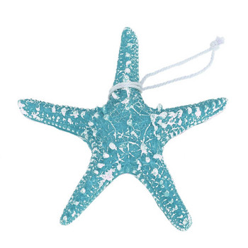 Μεσογειακό στυλ Sea Star Shape Resin Crafts Διακοσμητικά Δίχτυ ψαρέματος Κρεμαστό τοίχου Κρεμαστό Κομψή διακόσμηση σπιτιού