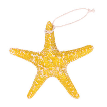 Μεσογειακό στυλ Sea Star Shape Resin Crafts Διακοσμητικά Δίχτυ ψαρέματος Κρεμαστό τοίχου Κρεμαστό Κομψή διακόσμηση σπιτιού