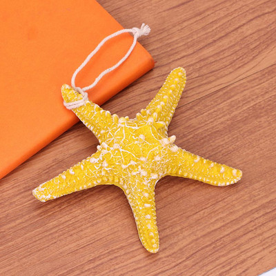 Μεσογειακό στυλ Sea Star Shape Resin Crafts Διακοσμητικά Δίχτυ ψαρέματος Κρεμαστό τοίχου Κρεμαστό Κομψή διακόσμηση σπιτιού