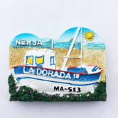 Ispanija Andalūzija Viduržemio jūra Malaga Nerja Travel Suvenyrinis šaldytuvo magnetas 3D dervos šaldytuvo magnetinis lipdukas namų dekoras