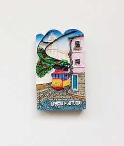 BABELEMI Португалия Сувенир за пътуване Магнити за хладилник Креативна смола 3D Лисабон Порто Мадейра Синтра Фадо Декорация на магнит за хладилник