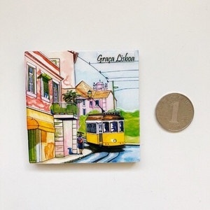 BABELEMI Португалия Сувенир за пътуване Магнити за хладилник Креативна смола 3D Лисабон Порто Мадейра Синтра Фадо Декорация на магнит за хладилник