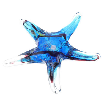 Γυάλινα ειδώλια Fish Star Crystal Sea Animal Blown Ocean Decoration Τραπέζι δελφίνι Μινιατούρα Paperweight Marine Life Nautical