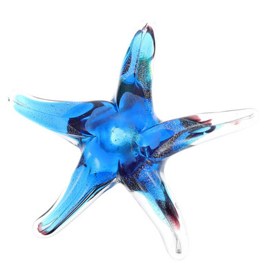 Γυάλινα ειδώλια Fish Star Crystal Sea Animal Blown Ocean Decoration Τραπέζι δελφίνι Μινιατούρα Paperweight Marine Life Nautical