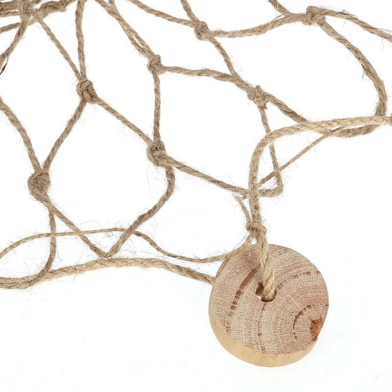 Tinklinės žvejybos sienos dekoras Dekoratyvinis jūrinis pakabinamas tinklelio dekoras Viduržemio jūros regiono ornamentas Žvejybos tinklelio vakarėlio fotografavimas