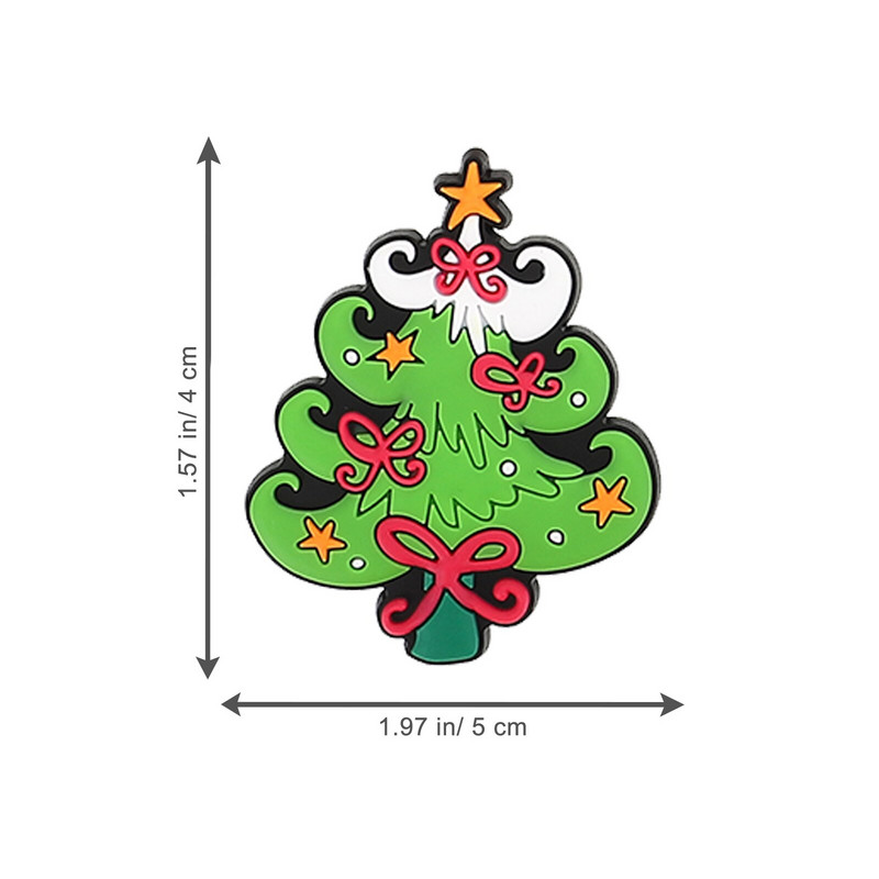 16 vnt Kalėdinis žavingas šaldytuvo dekoro animacinis šaldytuvo magnetas virtuvės dovanai