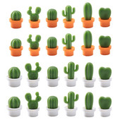 24 de bucăți decoruri lipicioase pentru frigider cu desene animate autocolante pentru frigider