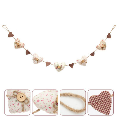 Širdies girlianda Kabantys Dekoracijos Dekoracijos Papuošalai Reklaminė juosta Paplūdimio Audinys Sienų karpymas Namų Undinėlė Jūrinė vestuvių dekoracija Žvaigždė