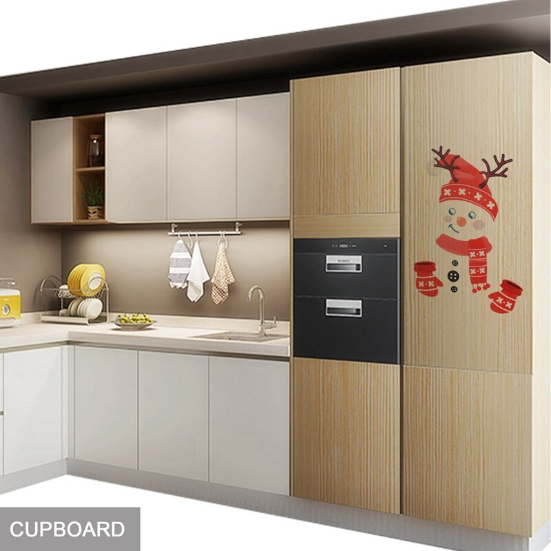 Om de Zăpadă Desene Animat Crăciun Magneti Frigider Dulapuri Autocolante Amuzante Drăguț Bucătărie Garaj Sărbători Decor Casa Ușă