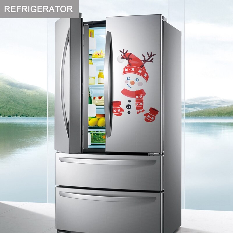 Om de Zăpadă Desene Animat Crăciun Magneti Frigider Dulapuri Autocolante Amuzante Drăguț Bucătărie Garaj Sărbători Decor Casa Ușă