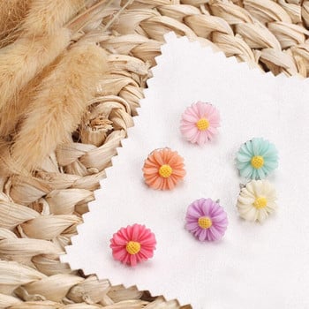 30 τεμ Floret Push pins, χρωματιστό floral κατάλληλο για τοίχους φωτογραφιών, λευκούς πίνακες, πίνακες φελλού, χάρτες, πίνακες ανακοινώσεων, γραφεία