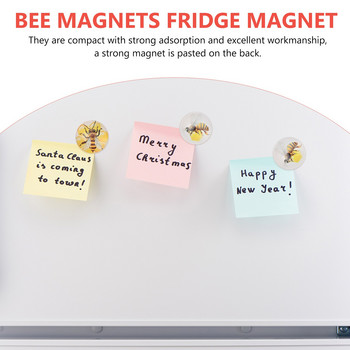 Magnetsfridge Стъкло Хладилник Insect Whiteboard Officebumble Animal Decor Stickersmagneticlocker Magnet Crystal Kitchen Home