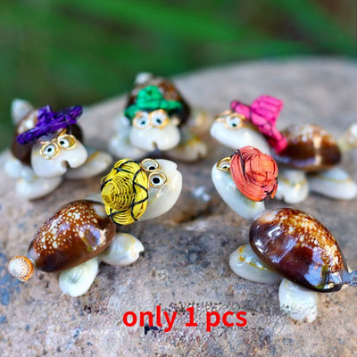 Aranyos figurák Természetes kagylók Díszek Kagyló Kézműves Házi Dekoráció Asztali díszek Madarak Rókák Kreatív ajándékok gyerekeknek